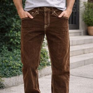 Stylish Brown Corduroy Pants for Men